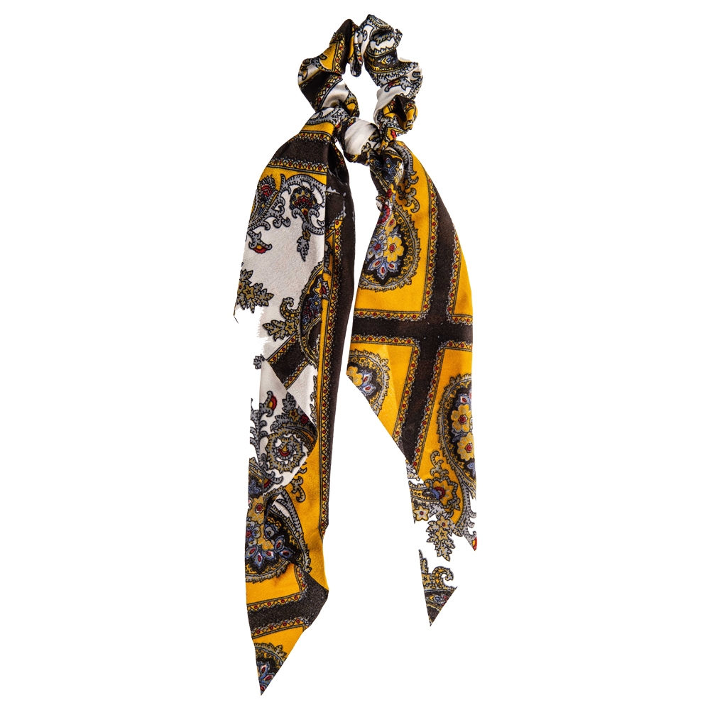 Chouchou foulard - Jaune