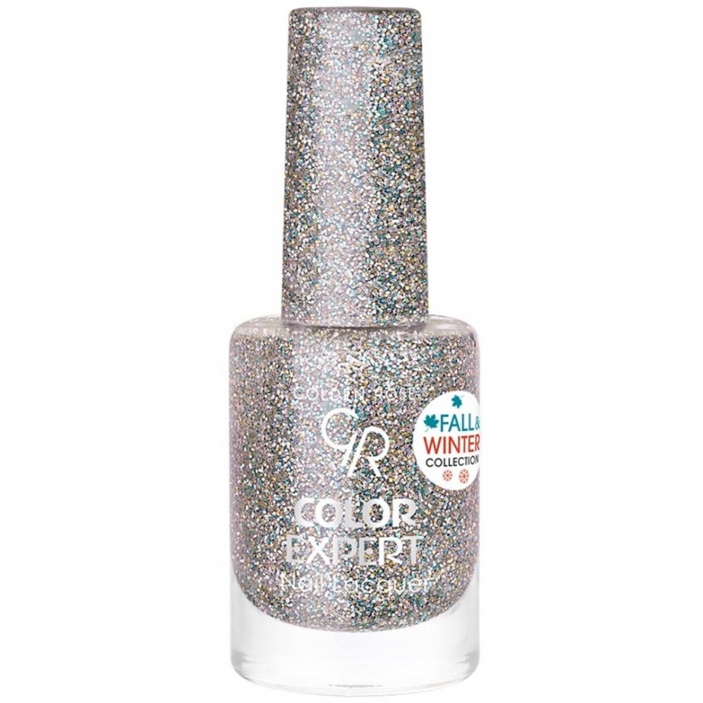 Vernis à ongles Color expert - 401 Gris pailleté Golden Rose