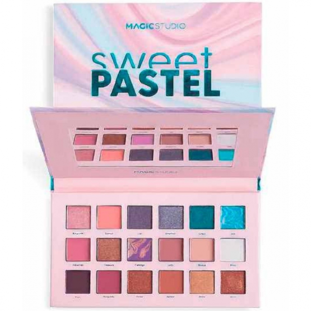 Palette 18 fards à paupières Sweet Pastel - Magic Studio Palette 18 fards à paupières Sweet Pastel - Magic Studio