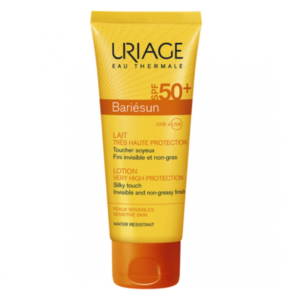 Lait corps solaire bariésun SP50+ d'Uriage