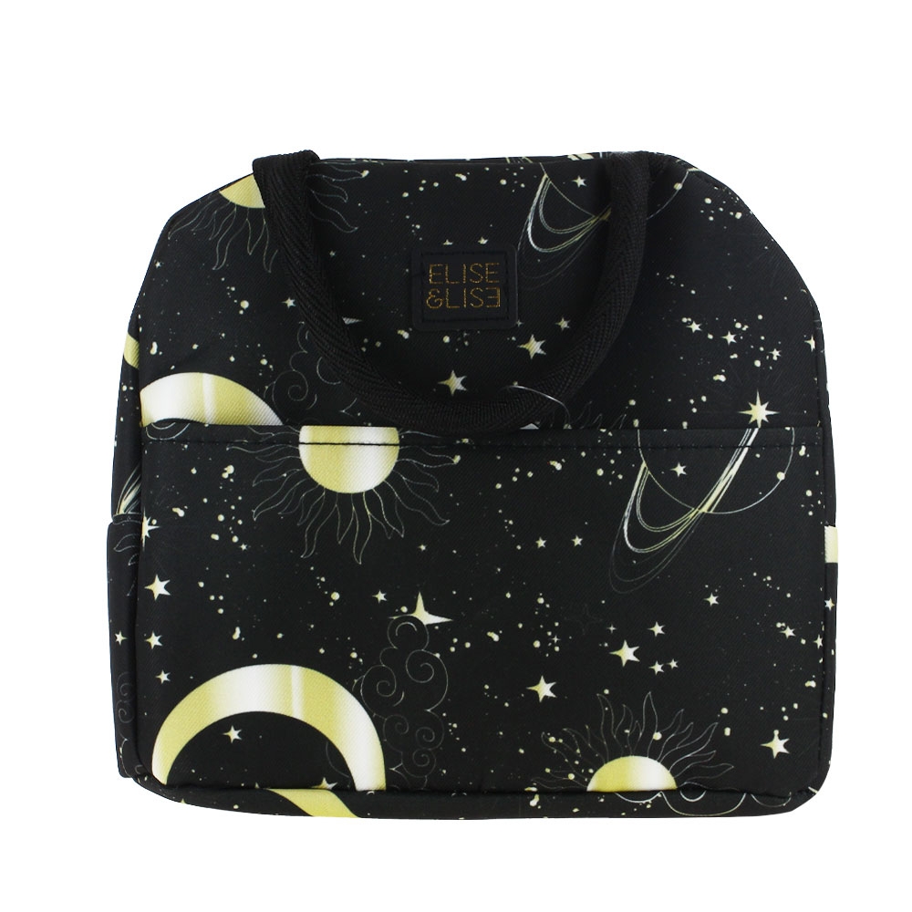 Lunch bag isotherme - Motifs cosmiques