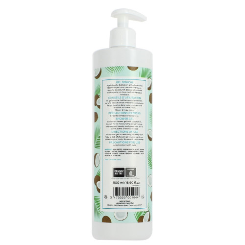 Gel douche à l'huile de coco ingrédients