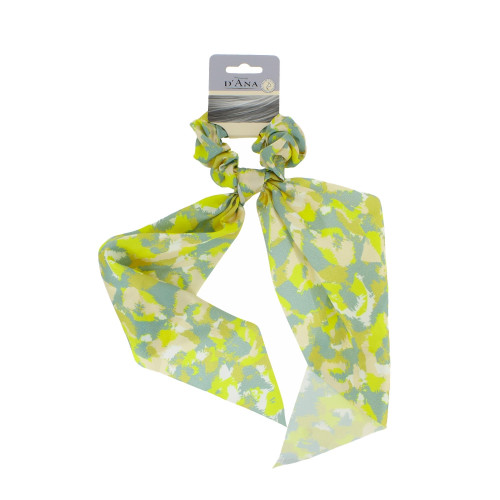 Chouchou foulard - Vert tilleul d'ana