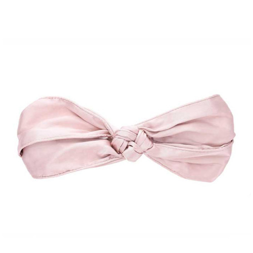 Bandeau satin chic - Rose W7