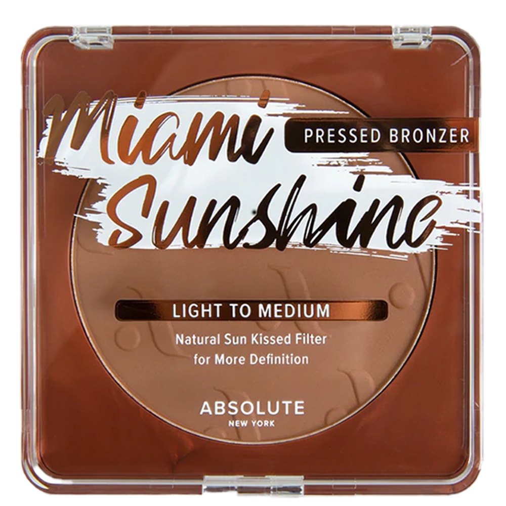 Packaging Poudre bronzante - Miami Sunshine - Light - Absolute New York Packaging Poudre bronzante - Miami Sunshine - Light - Absolute New York
