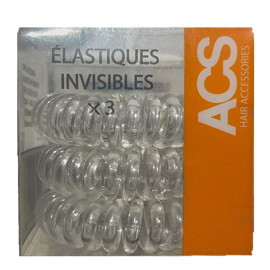 Boite Lot de 3 élastiques invisibles - ACS