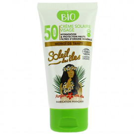 Crème solaire visage - SPF 50 - Soleil des îles