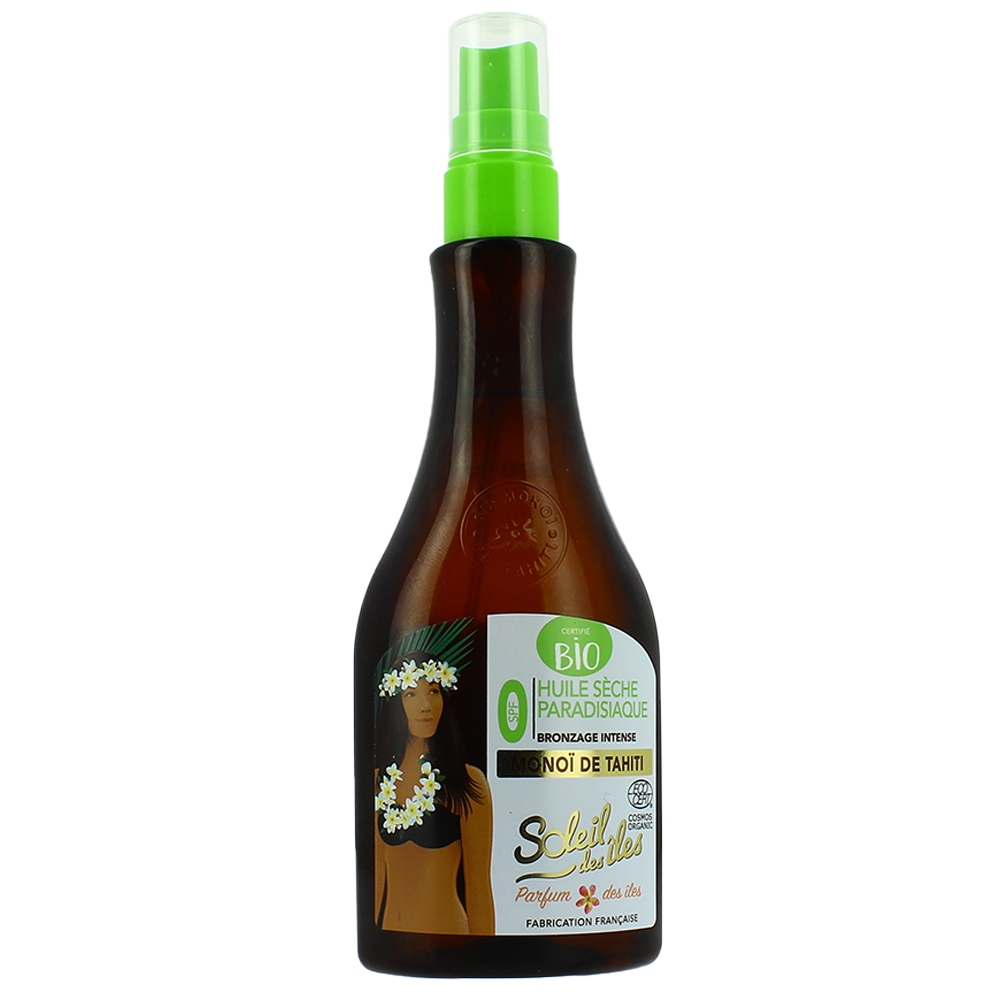 Huile sèche - Bronzage intense - Monoï de Tahiti - Soleil des îles Huile sèche - Bronzage intense - Monoï de Tahiti - Soleil des îles