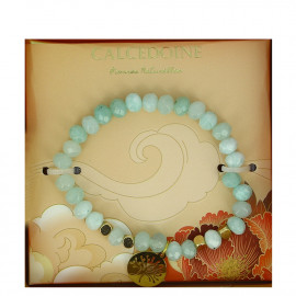 Bracelet pierres naturelles - Calcédoine - Stella Green
