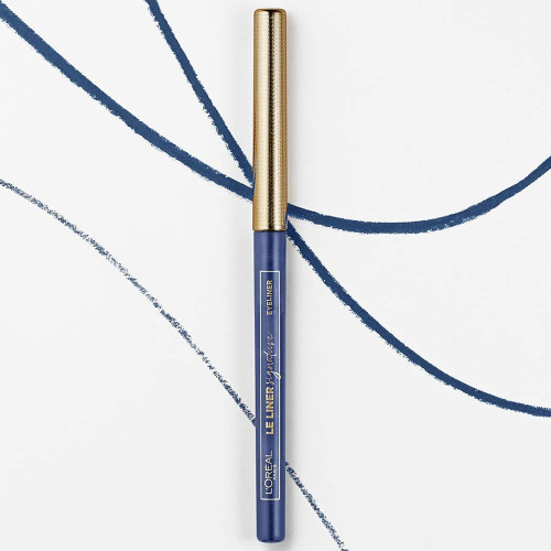 Swatch visu - Crayon liner signature - 02 Blue jersey - L'Oréal