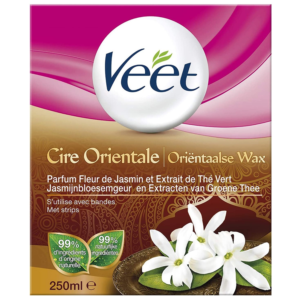 Cire chaude orientale - Parfum fleur de jasmin - Veet