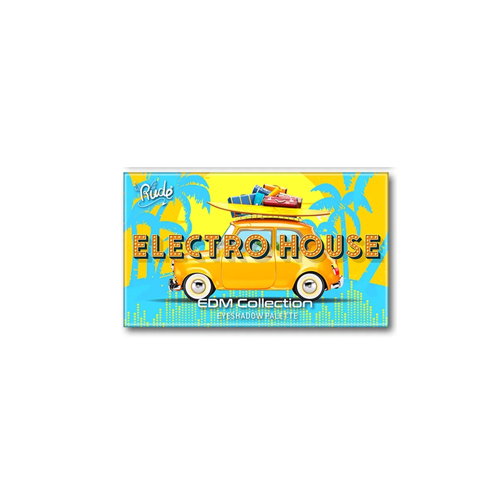 Palette 6 fards à paupières - Electro house - RUDE Palette 6 fards à paupières - Electro house - RUDE