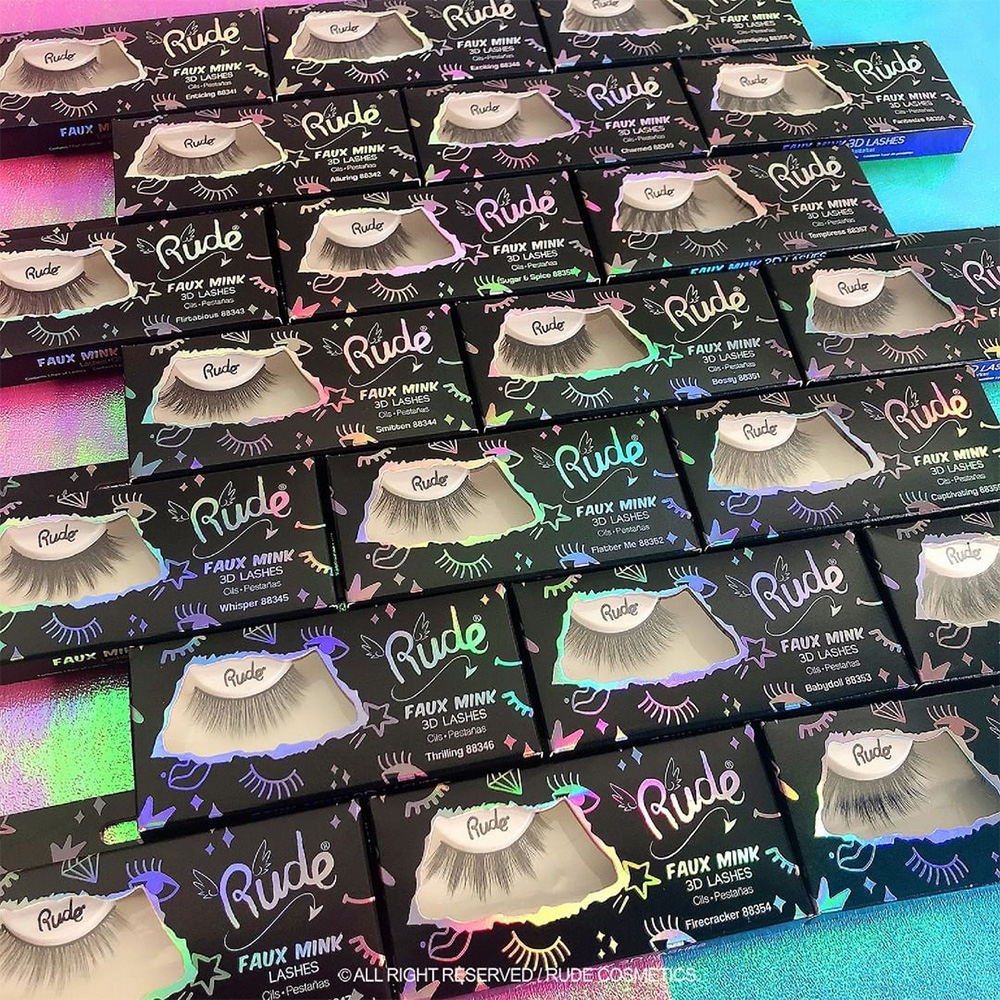 Faux-cils Essential - 3D Lashes - Alluring - RUDE Cosmetics Faux-cils Essential - 3D Lashes - Alluring - RUDE Cosmetics
