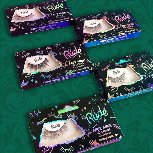 Faux-cils Essential - 3D Lashes - Adventurous - rude cosmetics - 3D Mink essential