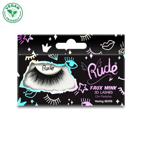 Faux-cils Essential - 3D Lashes - Vexing - RUDE Cosmetics