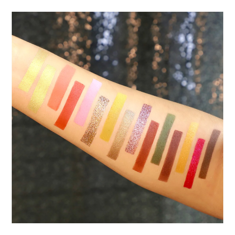 Swatch Palette 30 fards à paupières - Potpourri - Flower child - RUDE Cosmetics Swatch Palette 30 fards à paupières - Potpourri - Flower child - RUDE Cosmetics