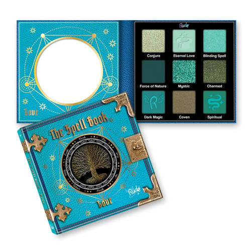 Palette 9 fards à paupières - The spell book - Love - Rude cosmetics