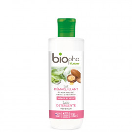Lait démaquillant à l'aloe vera et huile d'argan