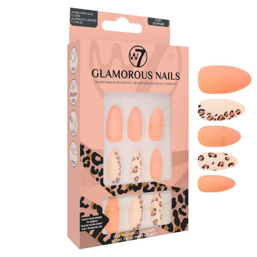 Faux ongles glamorous - Easy Leopard - W7