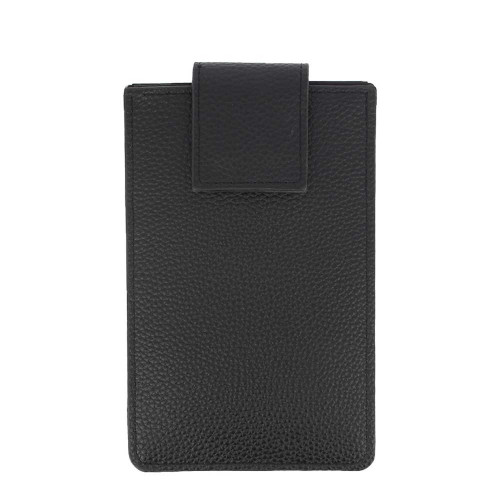 Pochette téléphone - simili cuir noir - Atout Beauté