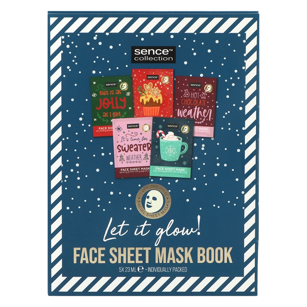 Coffret masques en tissu - Let It Glow - Sence Collection