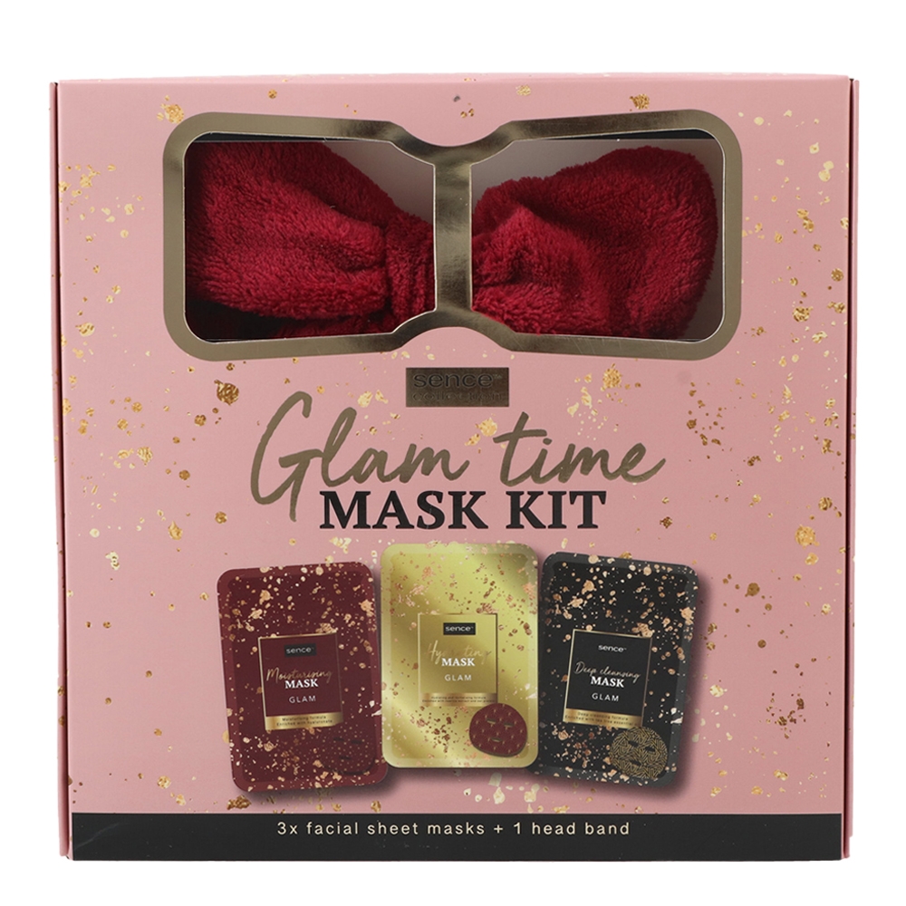 Coffret masques visage - Glam Time - Sence