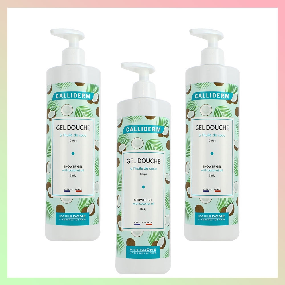 Gel douche huile de coco 2+1 gratuit - Calliderm