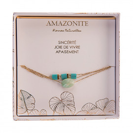 Bracelet pierre naturelle - Amazonite