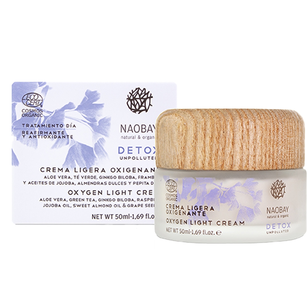 Crème légère oxygénante - Detox anti-pollution - Naobay