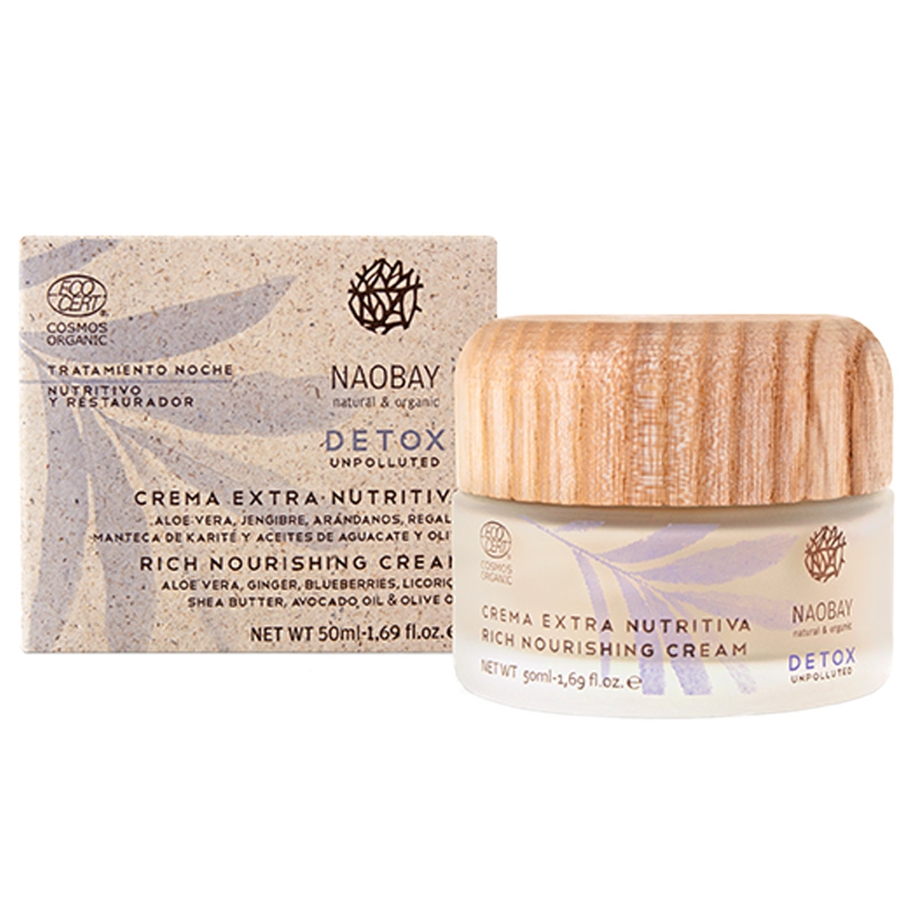 Crème riche nourrissante - Detox anti-pollution - Naobay