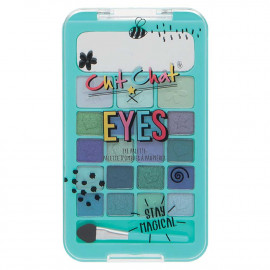 Maquillage yeux - Ombres à paupières bleu - Chit Chat