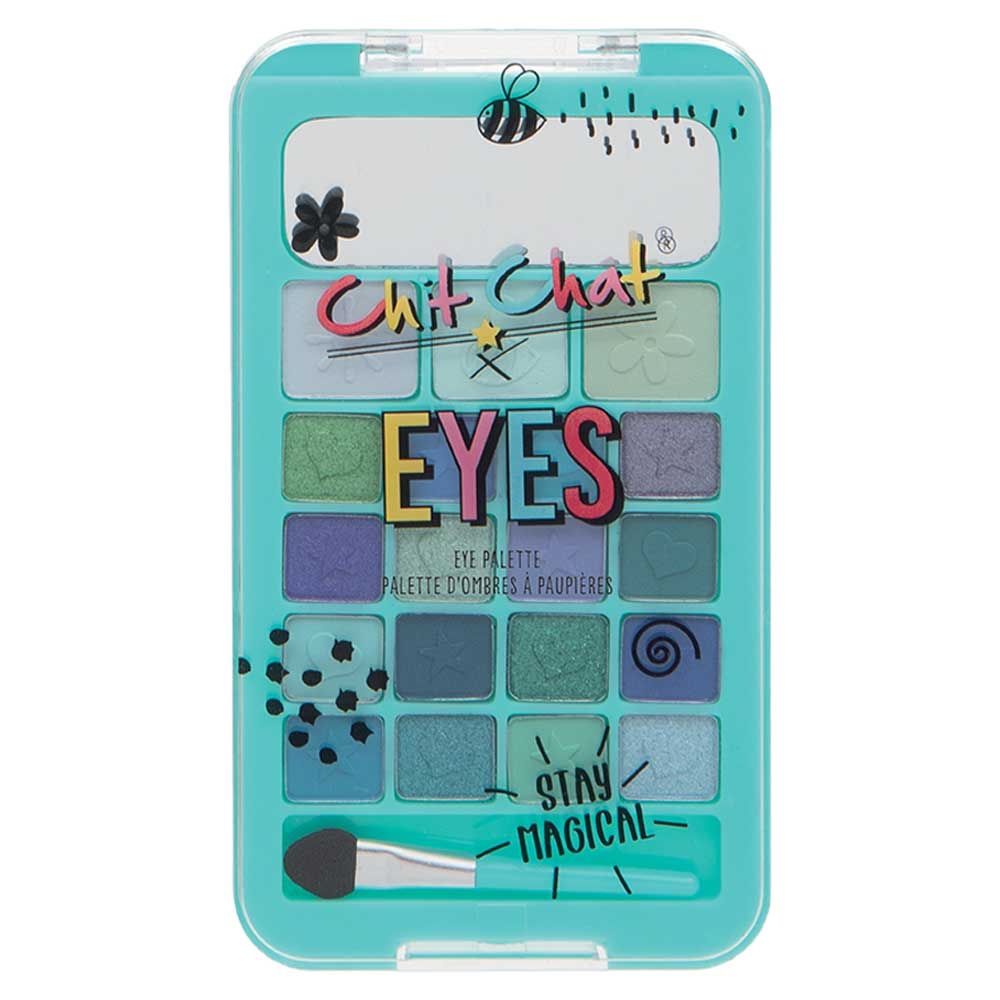 Maquillage yeux - Ombres à paupières bleu - Chit Chat