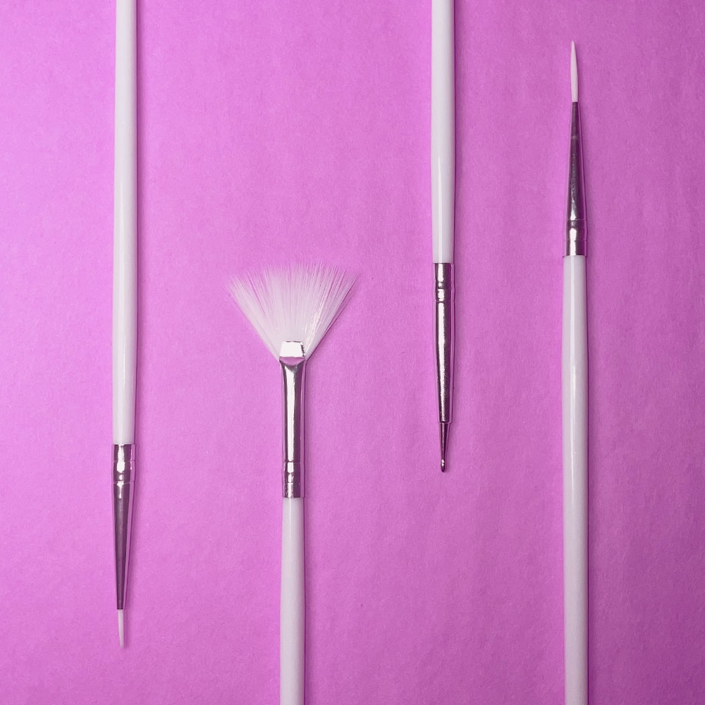 Accessoires nail art - Pinceaux précis - Glam Up Paris