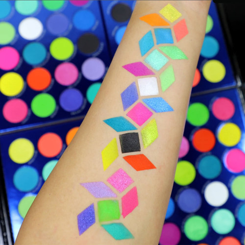 Swatch fards à paupières - Haute pigmentation - RUDE Cosmetics