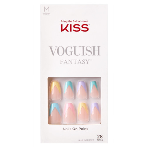 Capsules gel - french manucure colorée - KISS USA