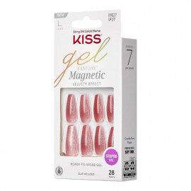 Faux ongles - Effet magnetique rose