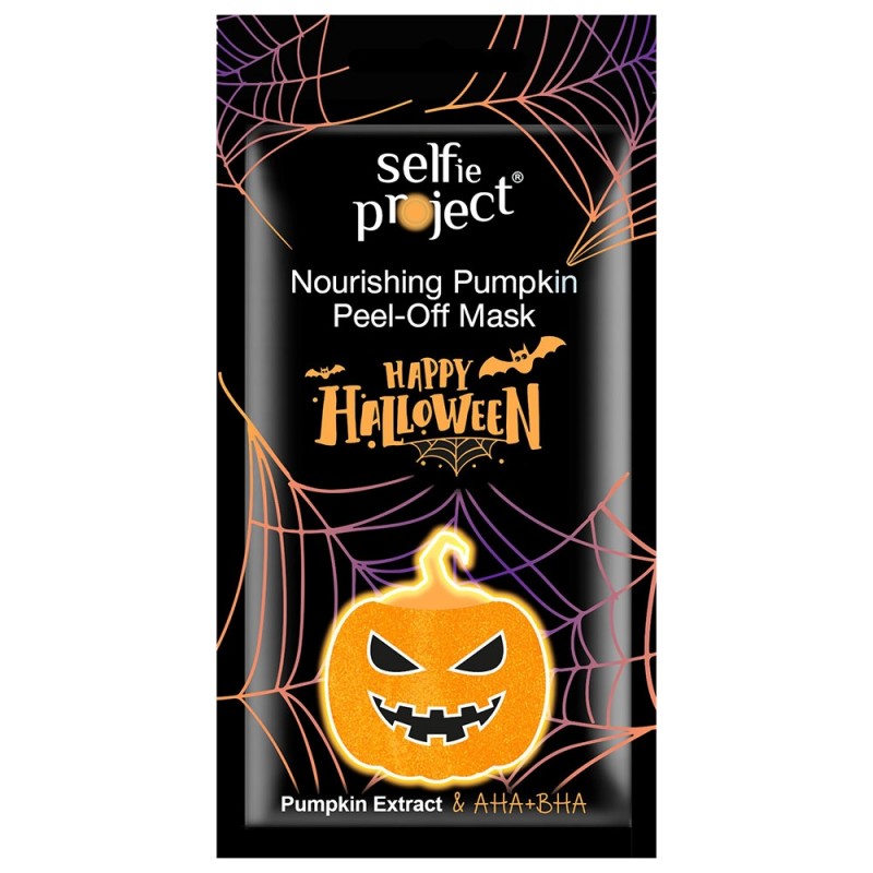 Masque PeelOff Citrouille néon spécial Halloween SAGA Cosmetics