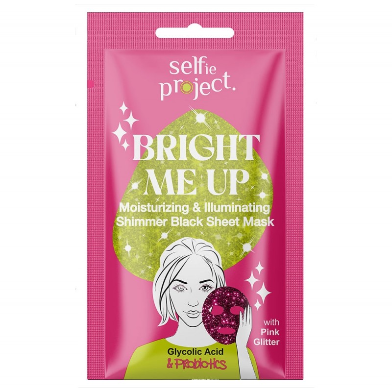 Masque visage illuminateur et hydratant -Selfie Project - SAGA Cosmetics