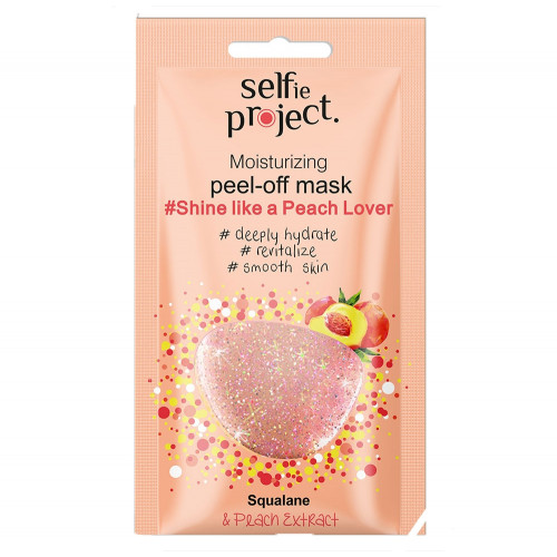 Masque peel-off à la pêche - Selfie Project - SAGA Cosmetics