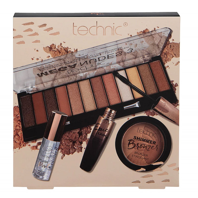 Coffret de maquillage - Mega Nudes - technic - SAGA cosmetics