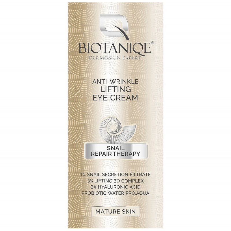 Crème anti-wrinkle lifting eye cream - Biotaniq - SAGA Cosmetics