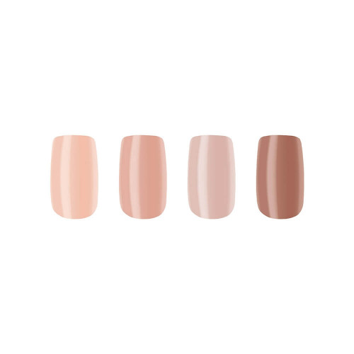 Vue des faux ongles Shades of Nudes