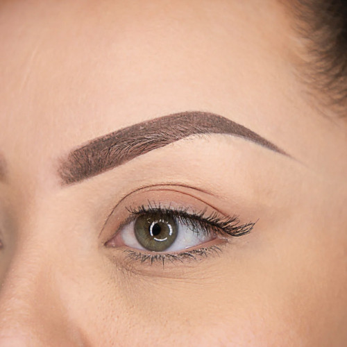 Effet sur sourcils - Gel sourcil et Eyeliner Peepshow marron