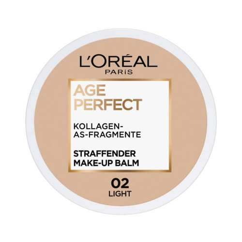 Fond de teint crème age perfect en teinte 02 Light de la marque L'Oréal Paris à petit prix chez SAGA Cosmetics