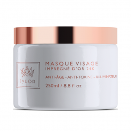 Masque visage imprégné d'or 24K