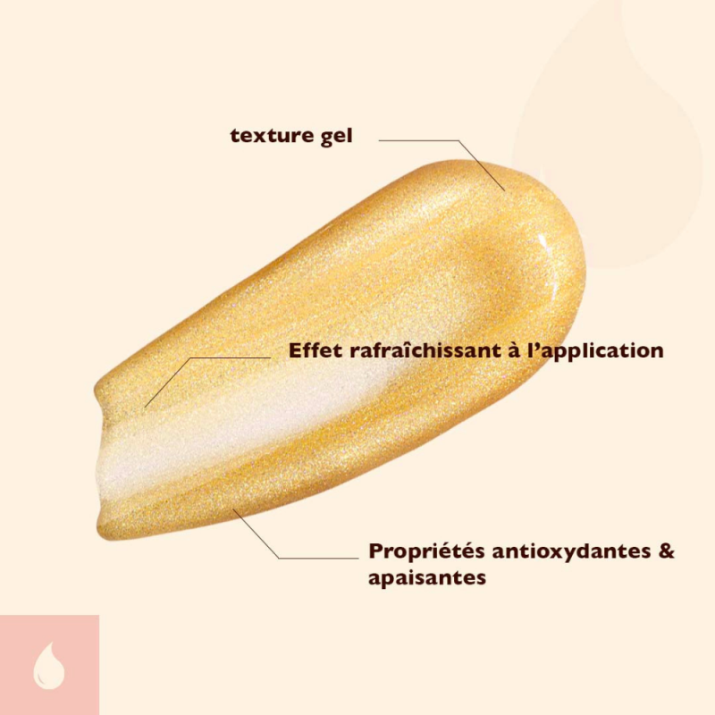 Bénéfices masque visage imprégné d'or 24K