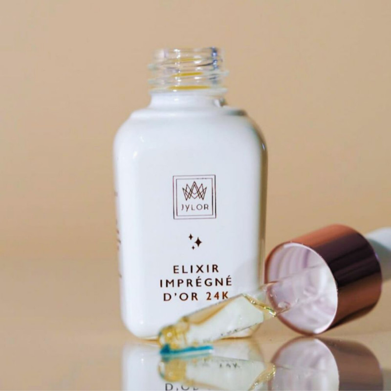 Produit ouvert élixir d'or - soin visage revitalisant
