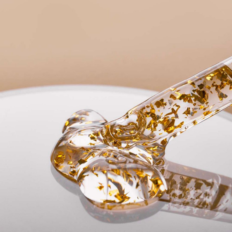 Texture pipette Elixir d'or - soin visage revitalisant | JYLOR BEAUTY
