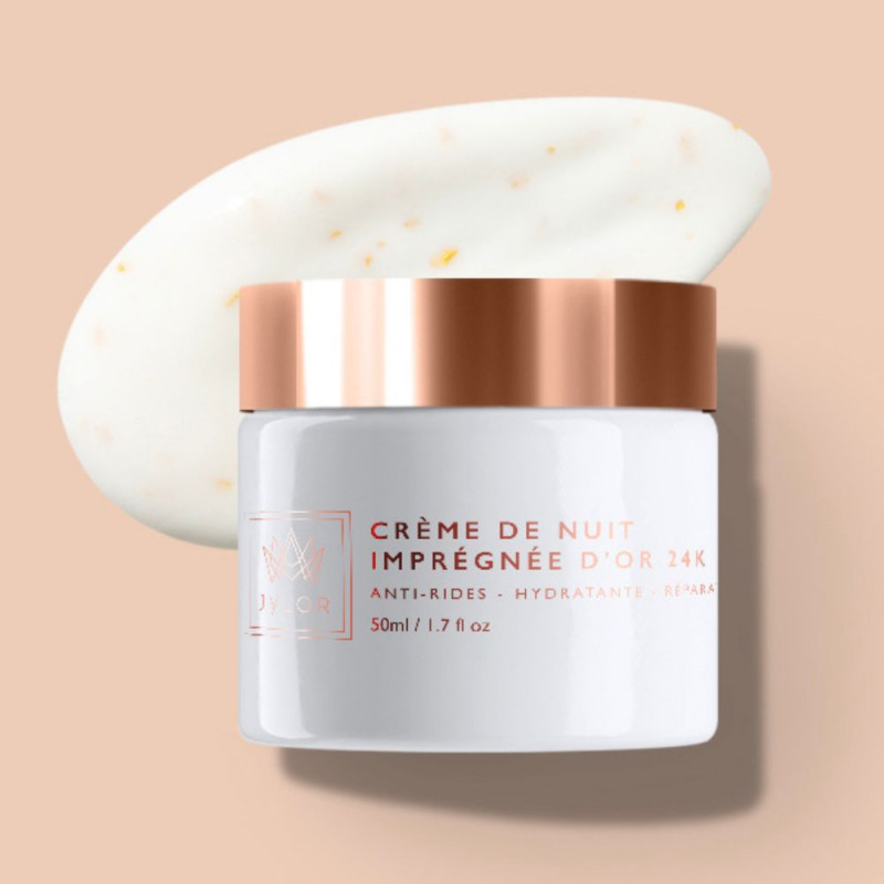 Texture crème de nuit or 24K
