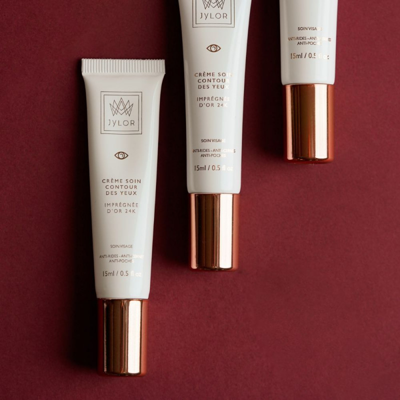 Crème contour des yeux or 24K - trio de crèmes